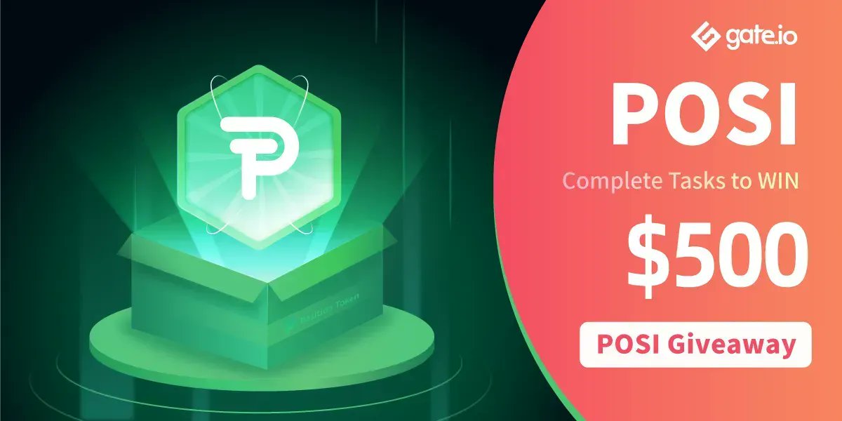 Gate's tweet photo. Get Your Hands On Our https://t.co/8kWqgEeplL #Giveaway

Share A $500 $POSI Prize Pool

Tasks
Follow @gate_io &amp; @PositionEx 
Retweet &amp; @ A Friend
10 Lucky Participants Will Win $50 Each

Participate: https://t.co/S30peNJmVB

#crypto #Gateio https://t.co/VVqxKOvrOD