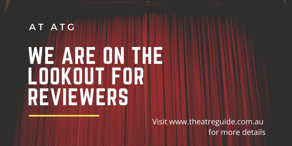 We are on the lookout for new reviewers to join our team! Visit theatreguide.com.au for more details. #theatre #Adelaide