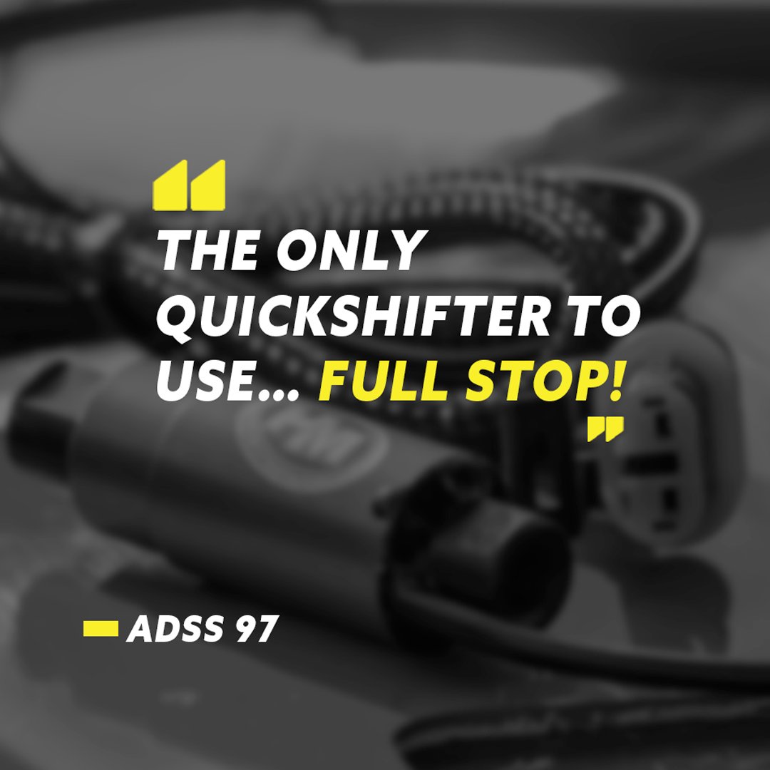 HMQuickshifter's tweet photo. Our customers agree when we say our quickshifters are cutting edge... 

Here’s what #ADSS97 had to say about our quickshifters: “The only [quick]shifter to use… FULL STOP 👍” https://t.co/C9CMML4nEf
