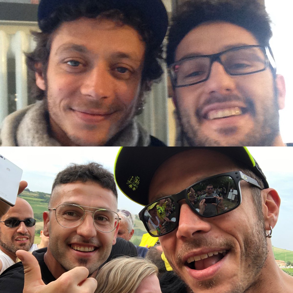 Cescovale's tweet photo. @ValeYellow46 infinitamente GRAZIE #leggenda #GOAT https://t.co/7aNKPQrztS