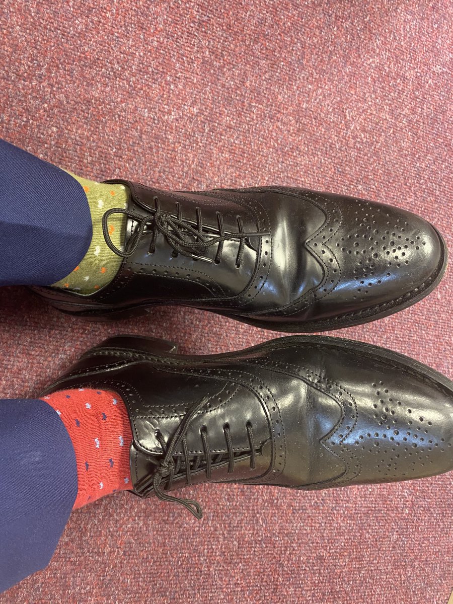 StColumbasPHead's tweet photo. Odd socks day to show support for #anti-bullying week. One kind word is the message this year and remember you never look good trying to make someone else look bad! #SCCCompassion https://t.co/wXIscoDVku