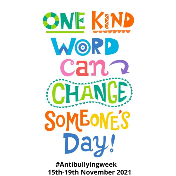 MerciaCollege's tweet photo. Today marks the start of Anti-Bullying week. Anti-Bullying week is between 15th-19th November and is to inform people about the affects of bullying. 

'Pulling someone down will never help you reach the top'

#onekindword #bekind #antibullyingweek https://t.co/F9KVD8Ho5w