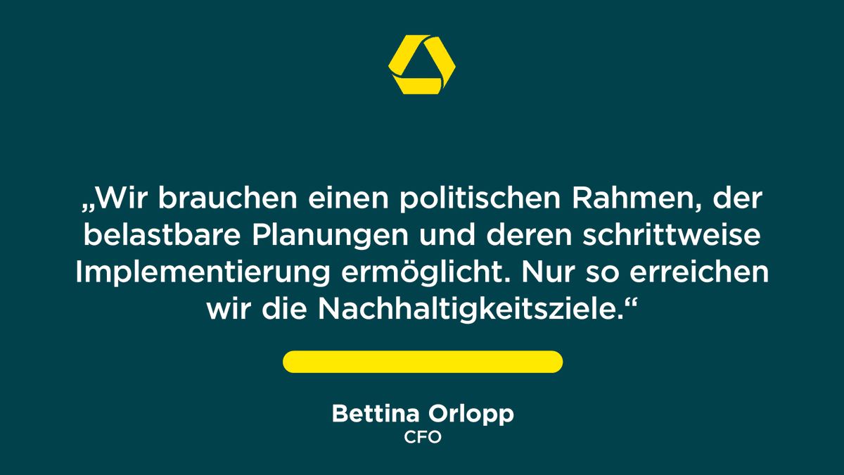commerzbank's tweet photo. Bei der heutigen @eurofinanceweek spricht unsere CFO Bettina Orlopp über die grüne #Transformation der deutschen #Industrie, die bei aller Dringlichkeit auch die erforderliche Zeit bekommen müsse. #efweek21 https://t.co/OeISO22UKC