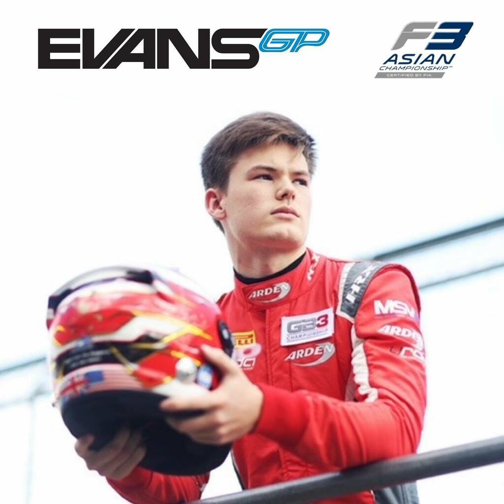 evansgrandprix's tweet photo. Evans GP is pleased to announce the signing of front running GB3 pilot @frederick_lubin , who will join its Asian F3 team for the 2022 season. 🔗 in bio for further details. #EvansGP #AsianF3 https://t.co/8N7e8fa1yp