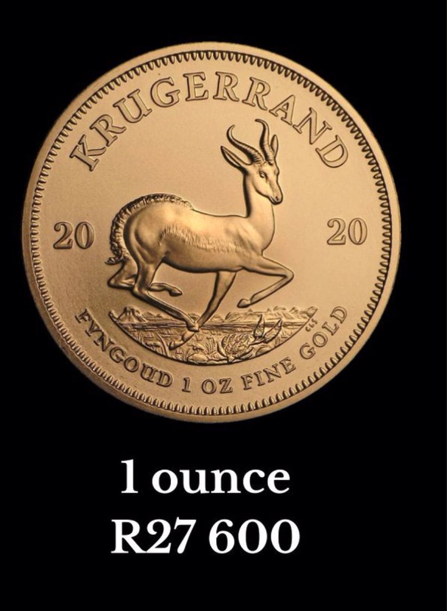 RN_Bullion's tweet photo. Gold Krugerrand Price:
4 June 2021 VS 1 October 2021 VS Today.
Got Gold? π
#OwnGold https://t.co/Ra04uccKho