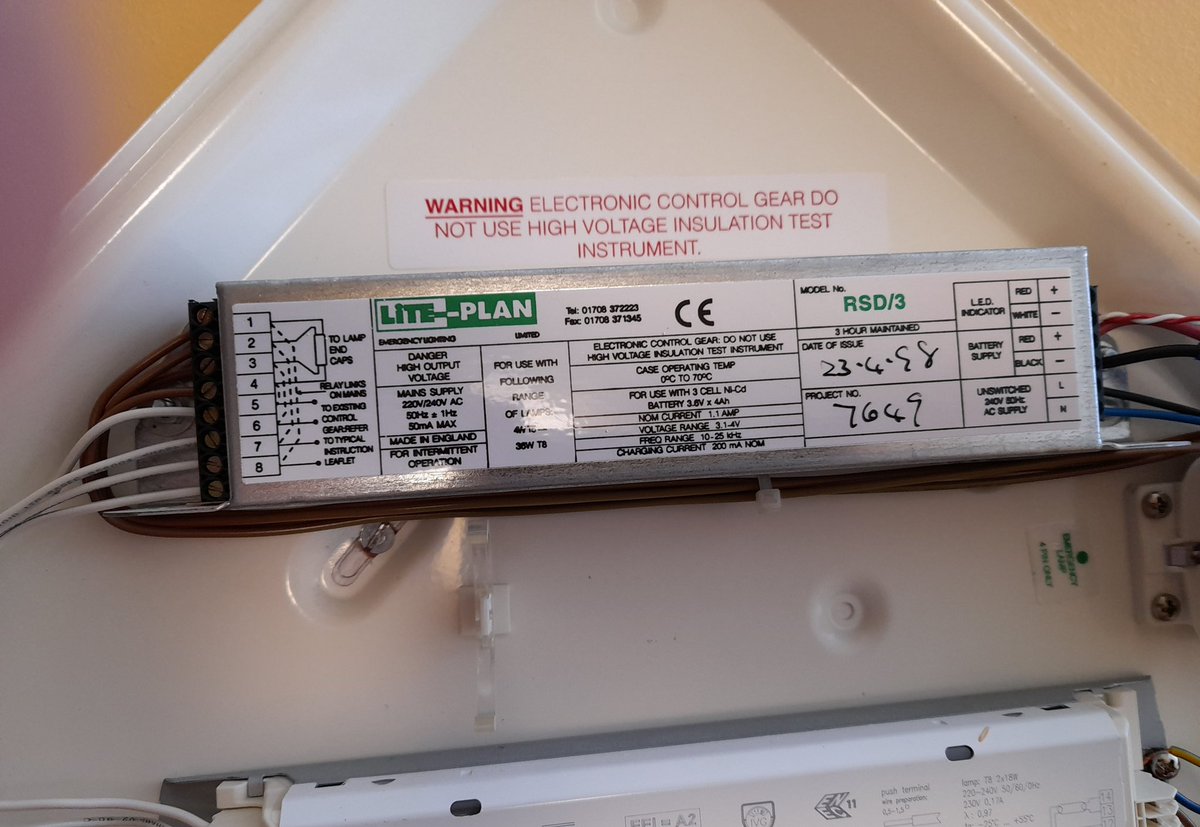 Quality that lasts! We have just been asked for a replacement to the below RSD/3 which was first installed in 1998. Buy right, buy once. #quality #emergencylighting