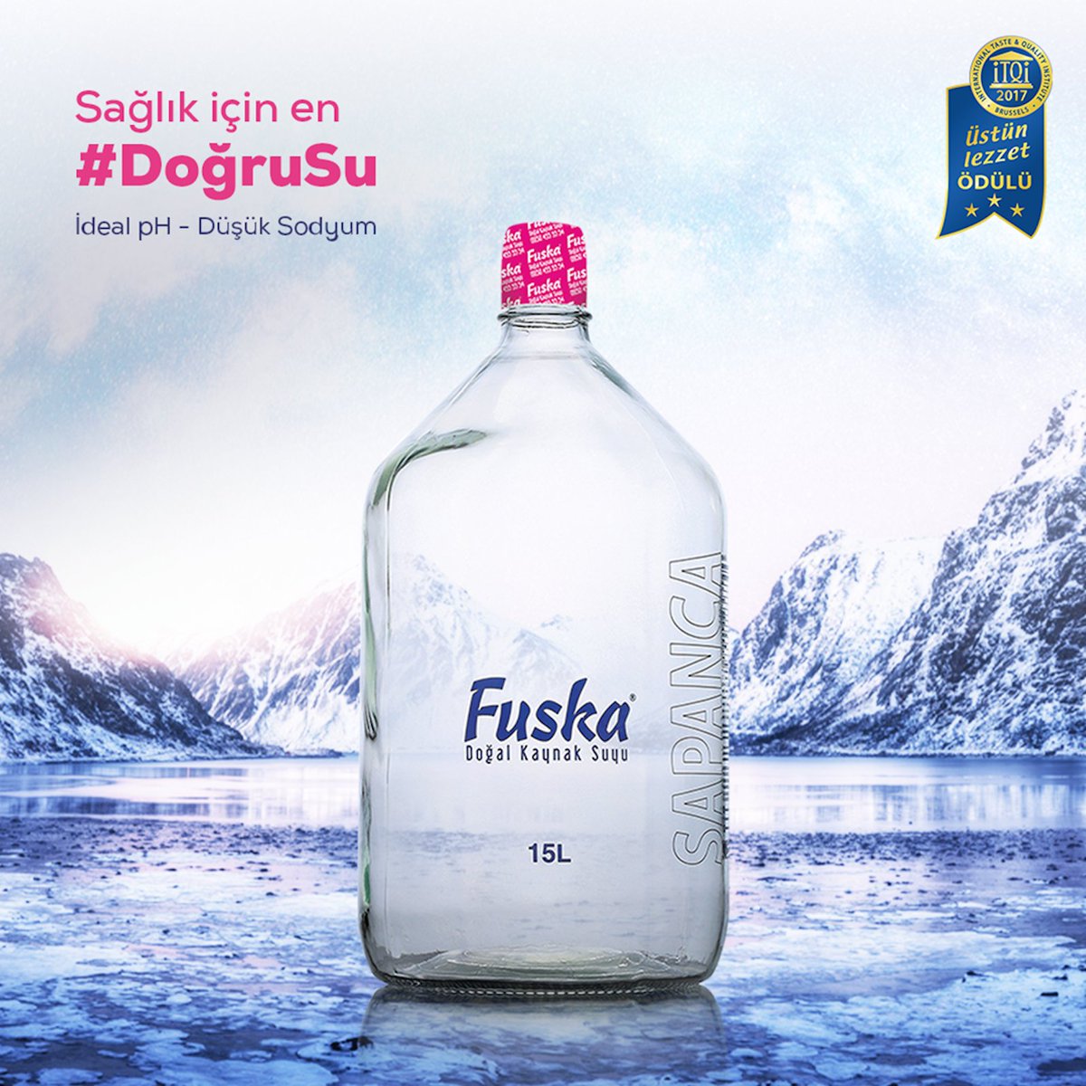 Sağlık için en #DoğruSu 💧

#Fuska #idealpH #DüşükSodyum