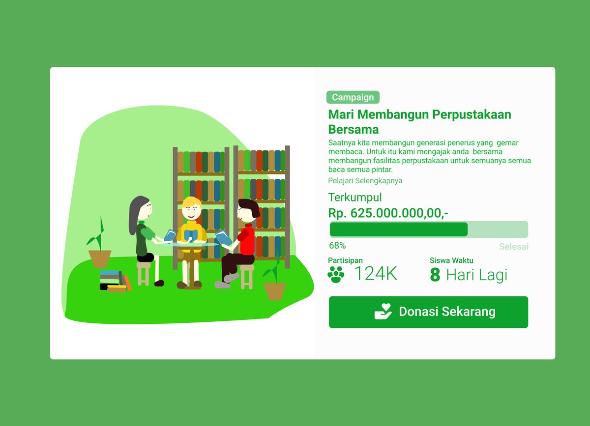 Mencoba membuat Crowdfunding Design
dribbble.com/shots/16848943…
#DailyUI #32