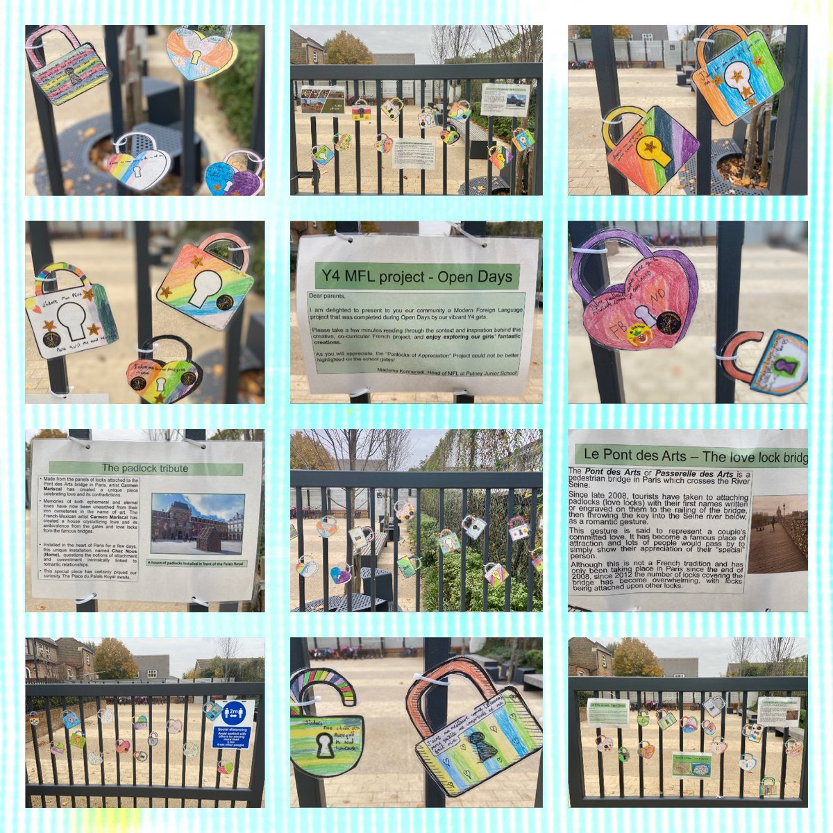 phsjuniorhead's tweet photo. Our ‘Padlocks of Appreciation’ unlock our love for languages at Putney High #everyoneunique #nooutsiders https://t.co/IlaEhmaibM