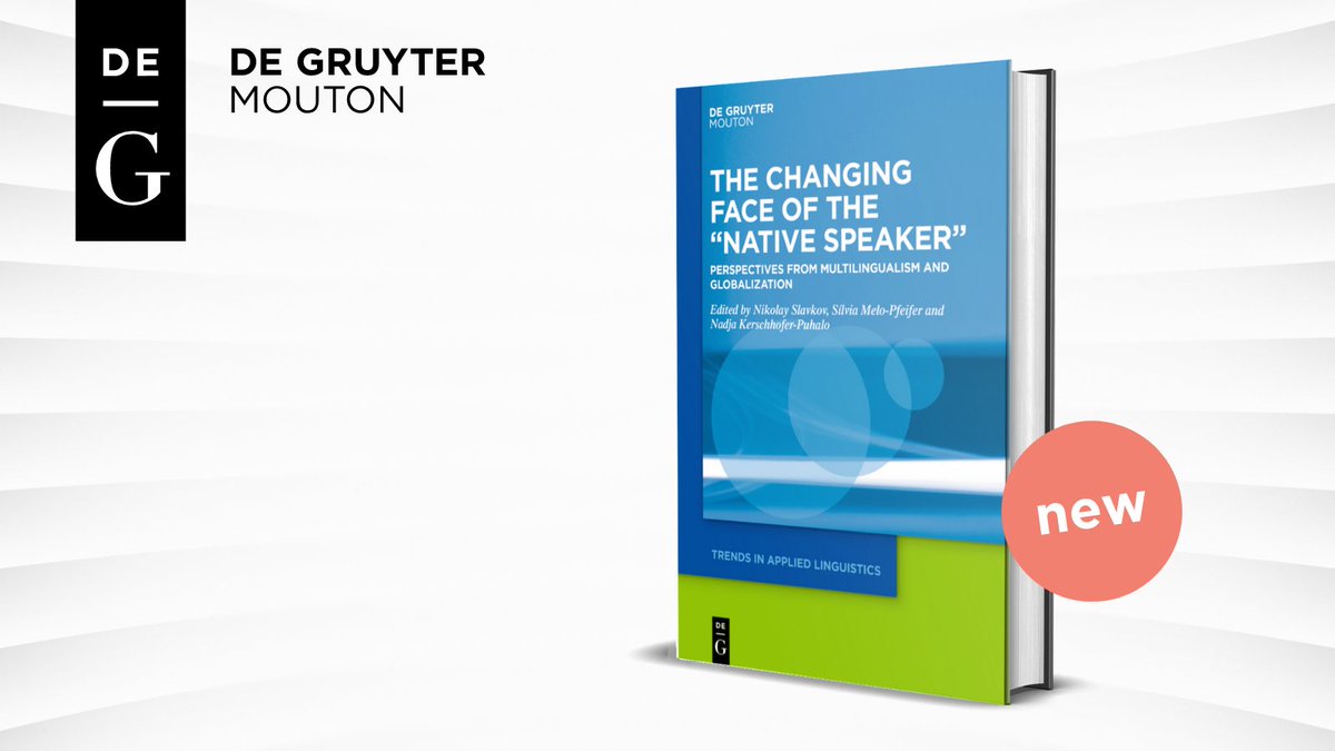 What does it mean to be a "native speaker" of a language?

🔗degruyter.com/document/doi/1…

#NativeSpeaker #FirstLanguage #MotherTongue
<a href="/2Literacies/">Nadja Kerschhofer-Puhalo</a>