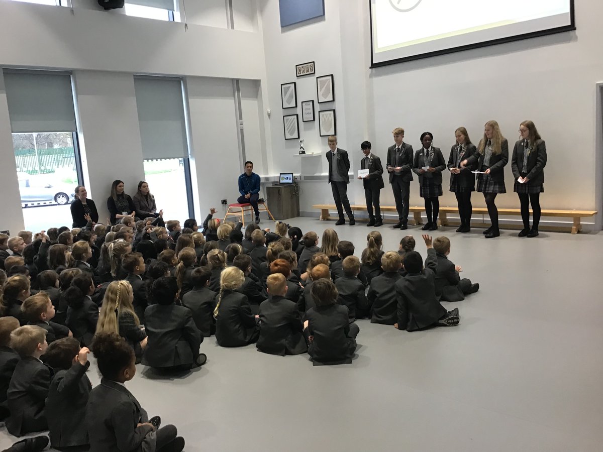LCHLeadership21's tweet photo. A huge thank you to @CheadleHulmePri for welcoming our year 10 students for Anti-Bullying week. It was a pleasure to see all of their hard work go into a fantastic assembly for the younger students. The sing and sign surprise was fantastic! #bekind #antibullying #leadership https://t.co/qNoJ5NFtlO