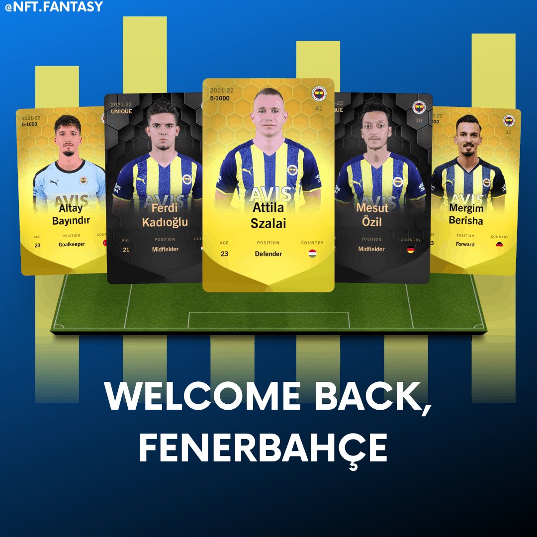 _NFTFantasy_'s tweet photo. ⁦@Fenerbahce_EN⁩ back on ⁦@Sorare⁩ 🔥

Use referral link in BIO to claim NFT card of your favourite Fenerbahçe S.K. and get additional free limited card🟡 https://t.co/JjMXKcS2Le