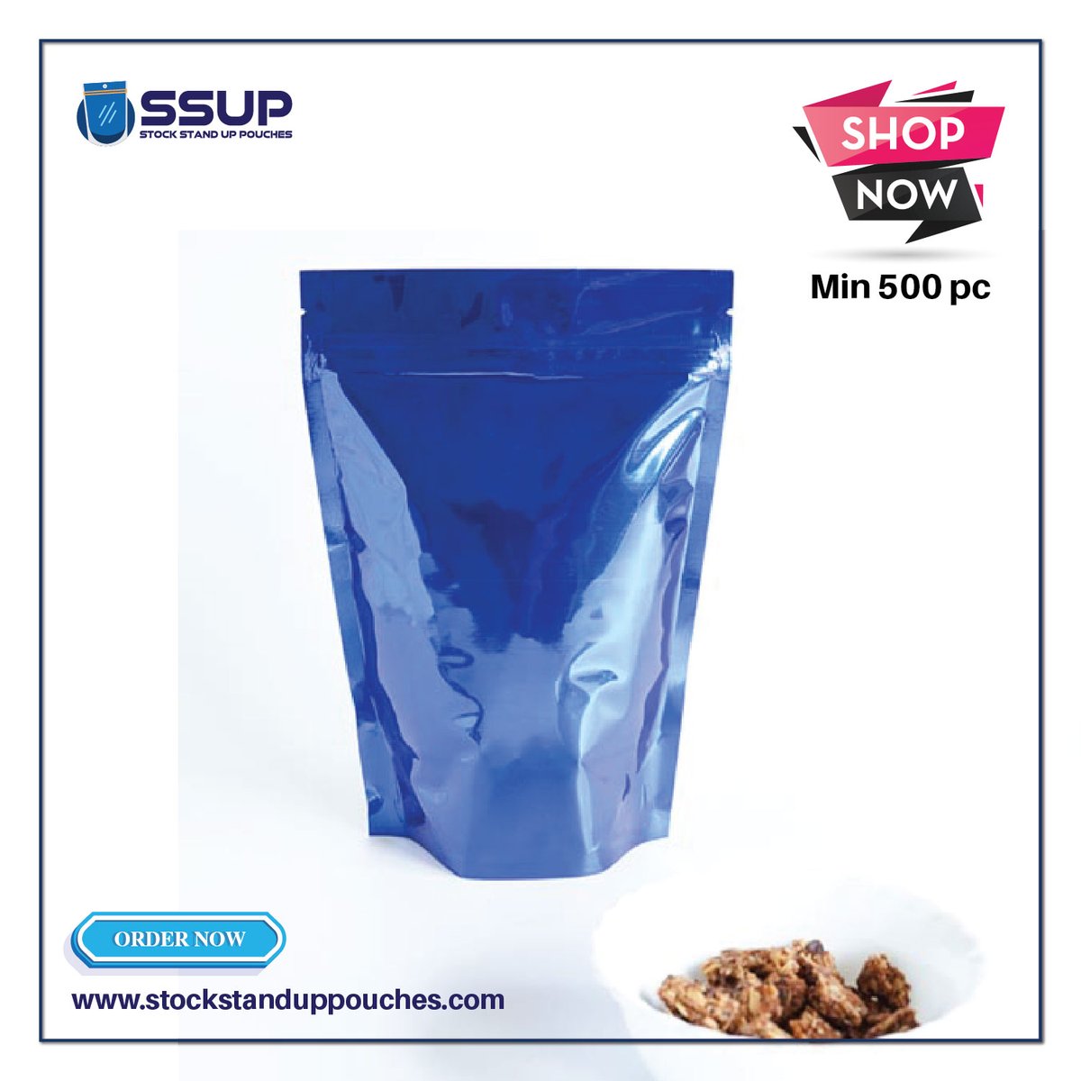 shako_flex's tweet photo. Shop this premium Glossy Blue Stand Up Pouches with tear notch and zipper. These Pouches comes in a pack of 500 pc, 1000 pcs, 2000 pcs, 3000 pcs, 4000pcs &amp; 5000 pcs.
 Order Now : https://t.co/fdpZvnpStl
#PackagingProducts #ShopNow #StandUpPouches #ZipperPouches https://t.co/Yt2oiRnwQ3