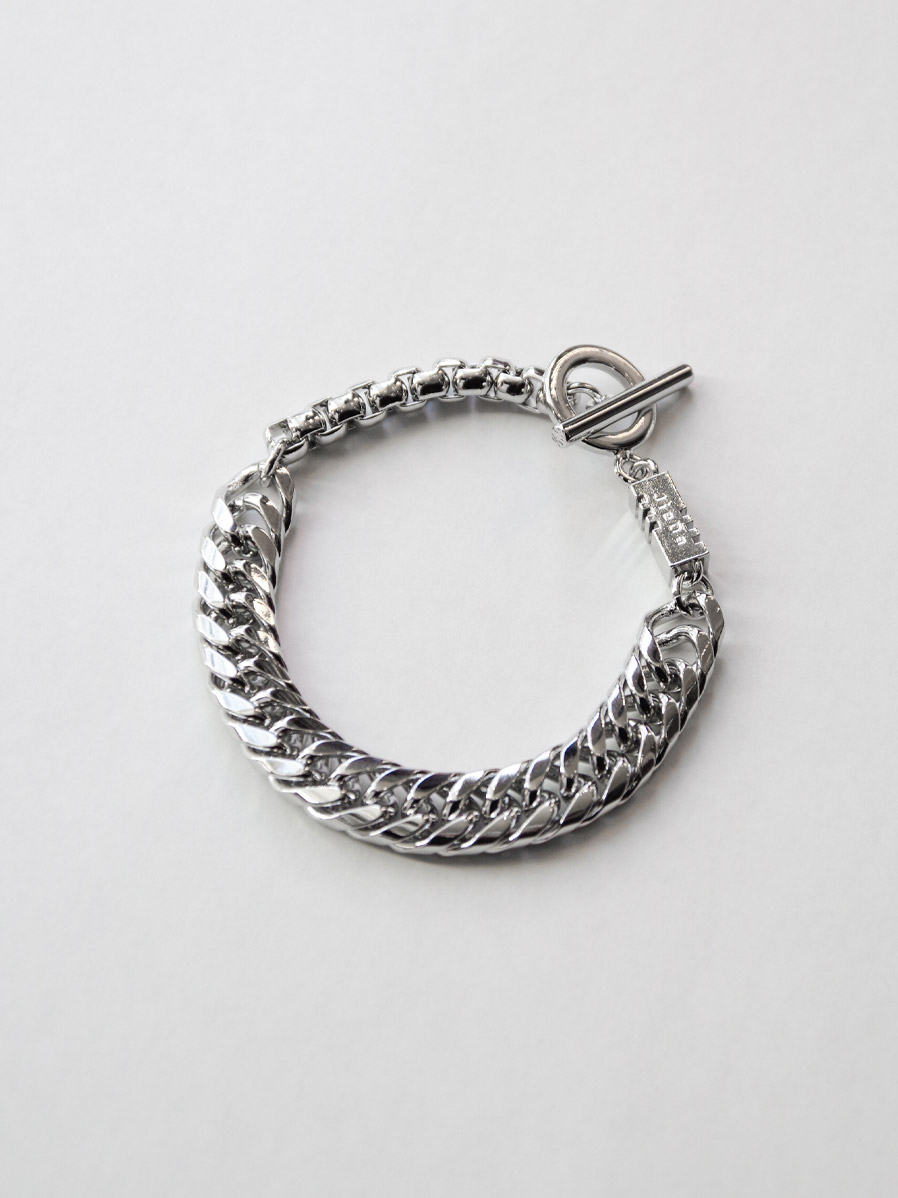 【お買い得!】 SWITCHING WIDE CHAIN BRACELET - ブレスレット