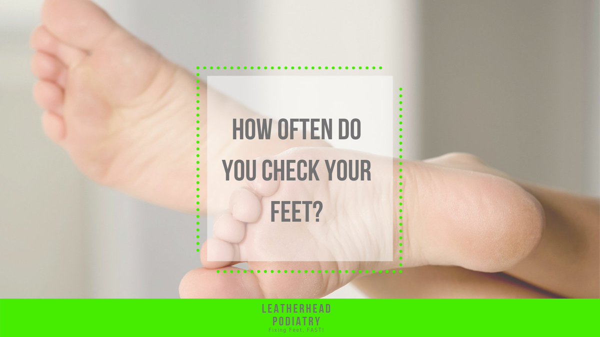 Do you EVER actually check your feet? Or do you wait until you have problems before you even notice them? Our feet work so hard for us, be kind in return and give them some attention every now and then!
#leatherheadpodiatry #footspecialists #leatherhead #surrey