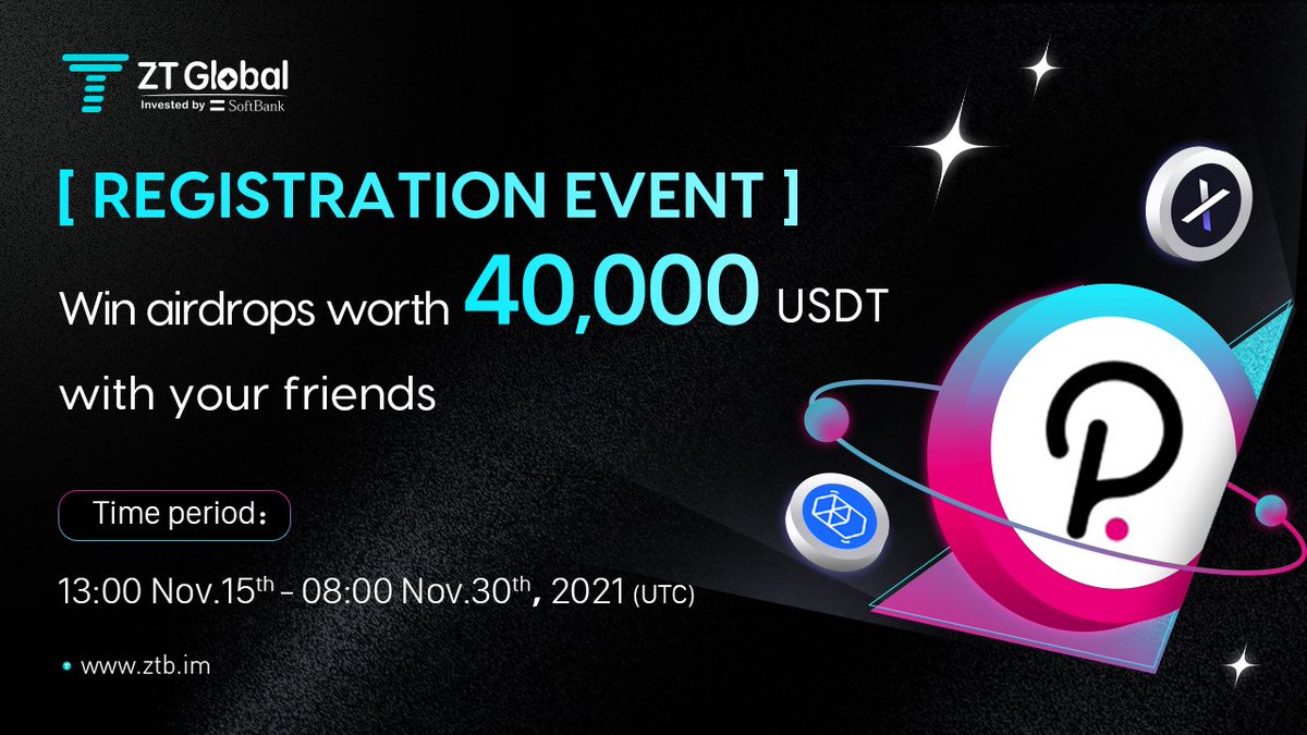 ZT_exchange's tweet photo. 📢【Register Event】Win Airdrop Worth 40,000 USDT with Friends.
Get here👉https://t.co/UavQyxyLwn
#Cryptos #BTC #ztb #ZTexchange https://t.co/VCsVYlvy9Z