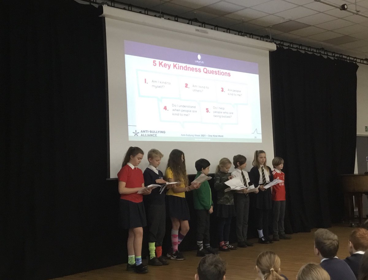 Very proud of the Home Office (AKA House Captains) this morning who have delivered some brilliant #AntiBullyingWeek assemblies on #OddSocksDay - well done everyone 👏👏👏 #gorseypshe