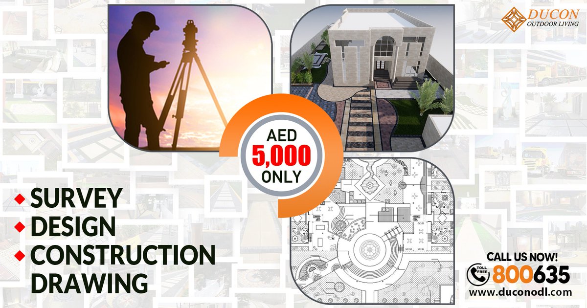 duconodl's tweet photo. Looking for a Landscape Design for your backyard or outdoor area? We can provide a full bundle only for AED 5,000 including:
- Survey of your outdoor area
- Design
- Construction Drawing
📞Call: 048235829
#landscape #survey #design #constructiondrawings #3ddesign #landscapedesign https://t.co/ES8pt8ucon