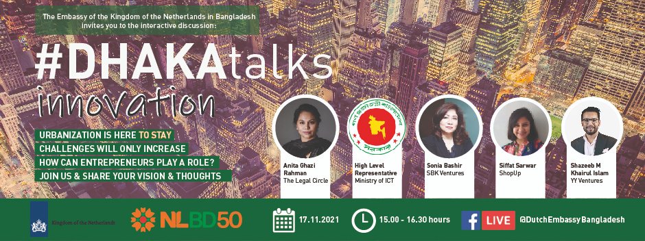 OrangeCorners's tweet photo. Urbanization is here to stay. How will this boost the current &amp; future challenges of Bangladesh? Are you a startup or are you passionate about entrepreneurship? 

Join us on 17 November at 15:00 PM via Facebook Live! https://t.co/AqEx3NoPhN

#DhakaTalksInnovation #Bangladesh https://t.co/EKtQKlQJAH