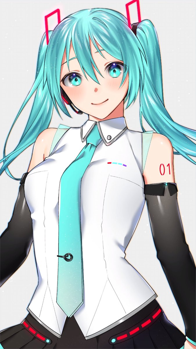 初音ミク 「初音ミクV4X
*タップ推奨 」|いくら＊依頼受付中のイラスト