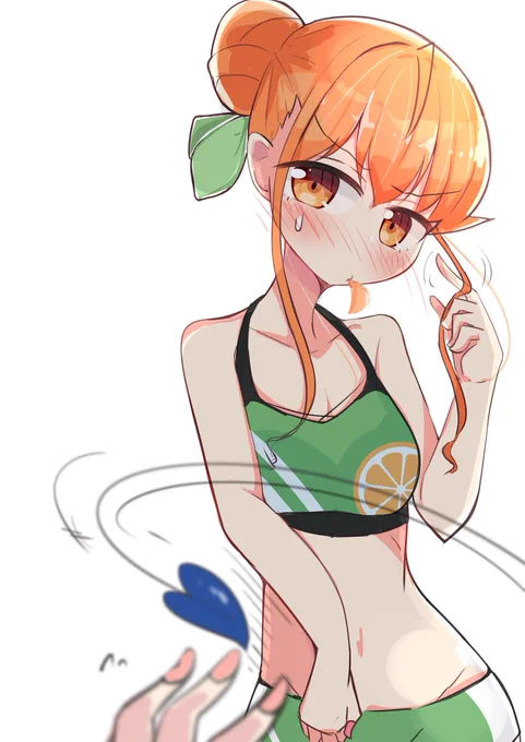 さきっちょだけ!ちょっと柔らかみとか比べたいだけですから! #まちカドまぞく