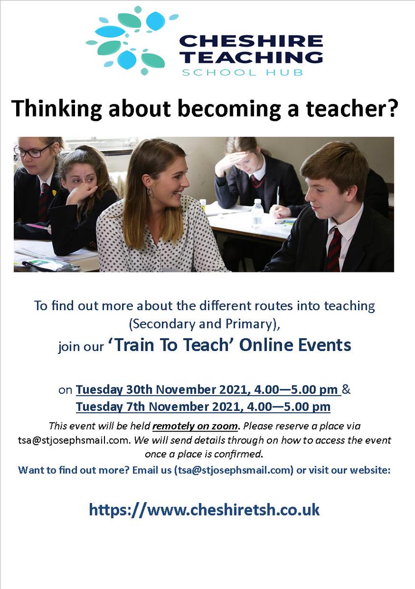 Cheshire Teaching School Hub (@hub_cheshire) on Twitter photo 
