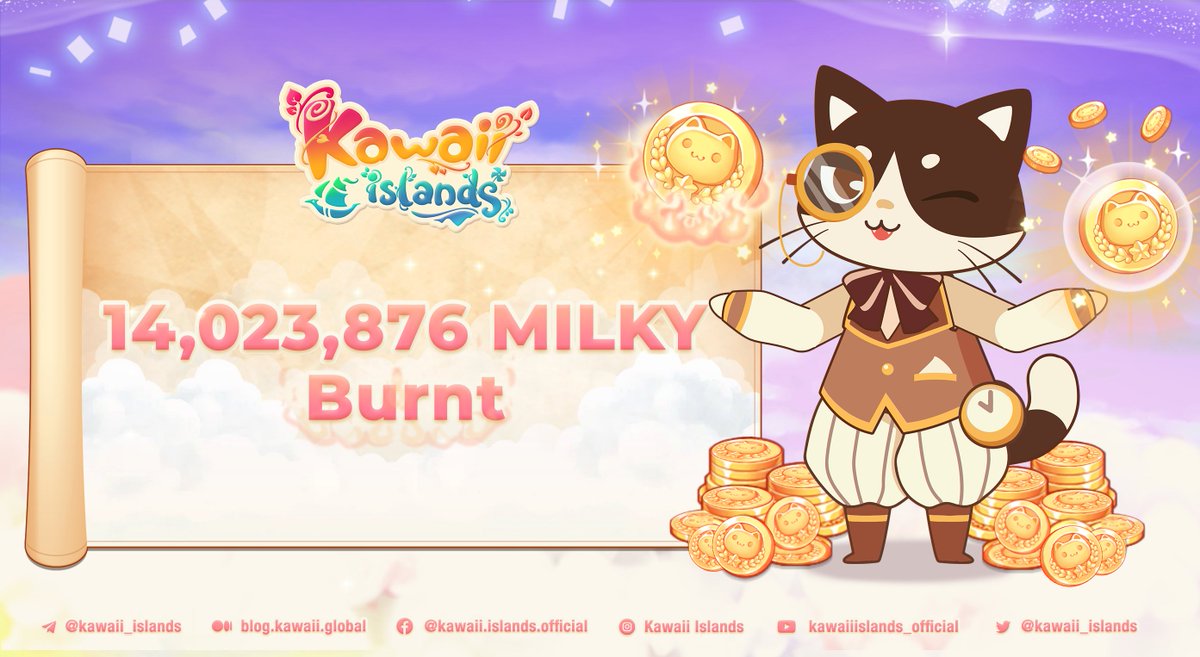 🔥14,023,875 ($147,616) MILKY from Selling tax burnt🔥

The 5% tax only apply for SELLING transactions. You will not be charged when buying MILKY. 

#Burn TX 👉 bscscan.com/tx/0x80d44ccc3… 

💎New Total Supply = Circulating Supply = 420,662,968 MILKY💎

#BSC #KWT #MILKY #Metaverse