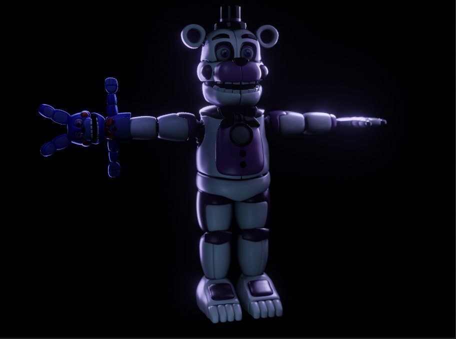 ToastyTheFox1's tweet photo. My First Funtime Freddy model! (I know its not the best but Im a bit proud lol)

#fnaf #funtime #funtimefreddy #model #fnafmodel #toastythefox #blender #firstmodel #bonbon #fnafsl #sisterlocation https://t.co/6TSwcfbk9r