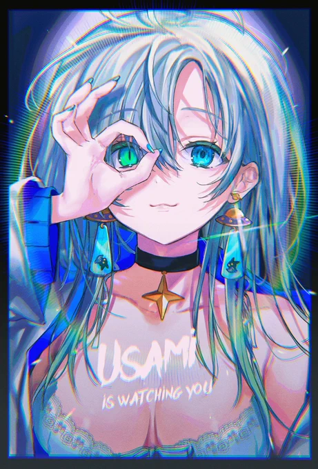 オカ研の部長でその実宇宙人そのもののオリキャラのウサミさん 