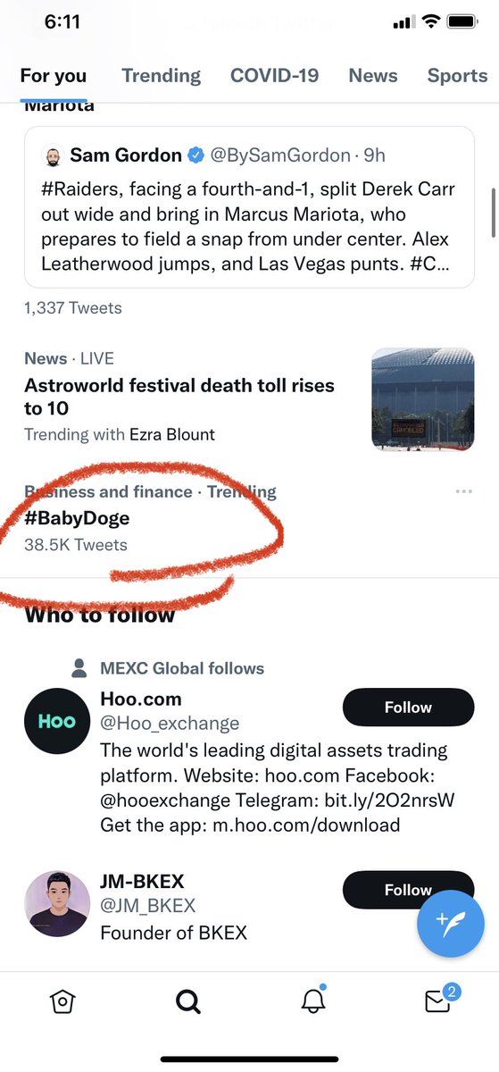 The people’s crypto! 🐶🍼

 #BabyDoge is trending on Twitter
