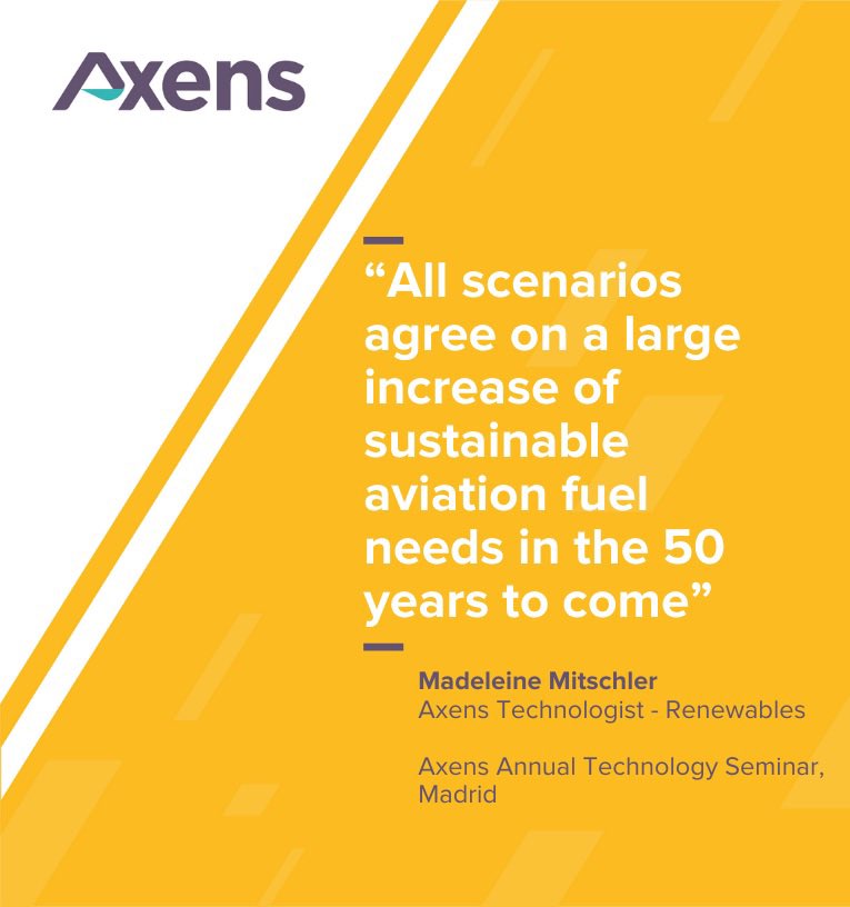 AxensGroup's tweet photo. 🔴 Live from #AxensEvents | Time for take off 🛫😉! Let's focus on #SustainableAviationFuel with 👩‍💼 Madeleine Mitschler, Technologist - Renewables! 
Learn more about our #RenewableJet #RenewableDiesel: https://t.co/sQgo3n6tCF https://t.co/vUKkbZZm05