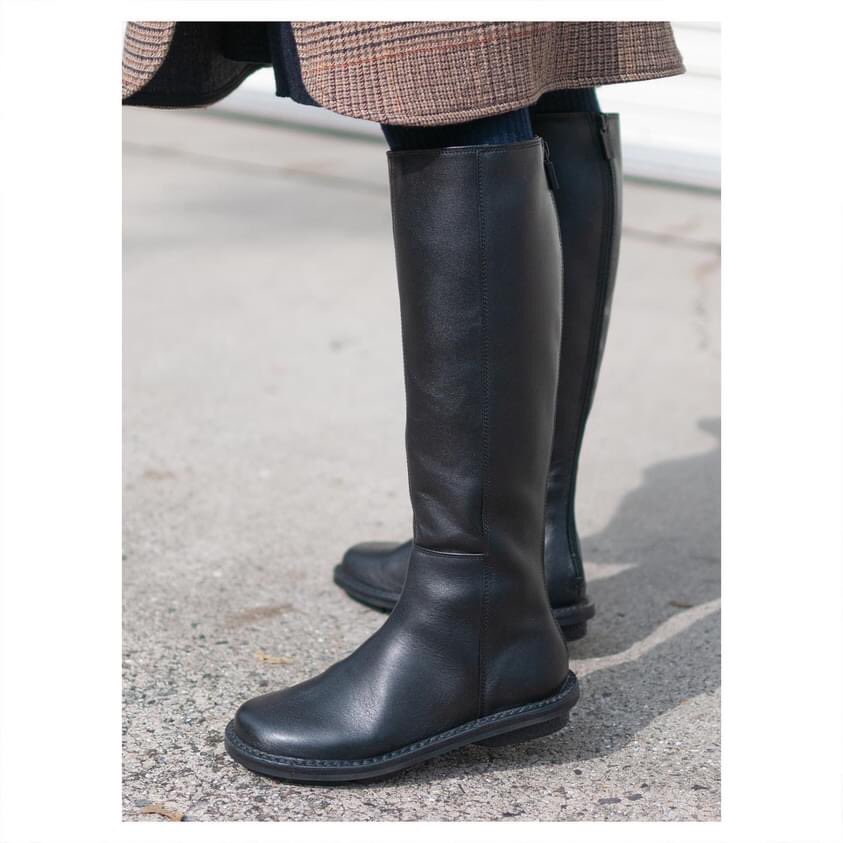 trippen Japan on X: ""long boots" Tower black box women