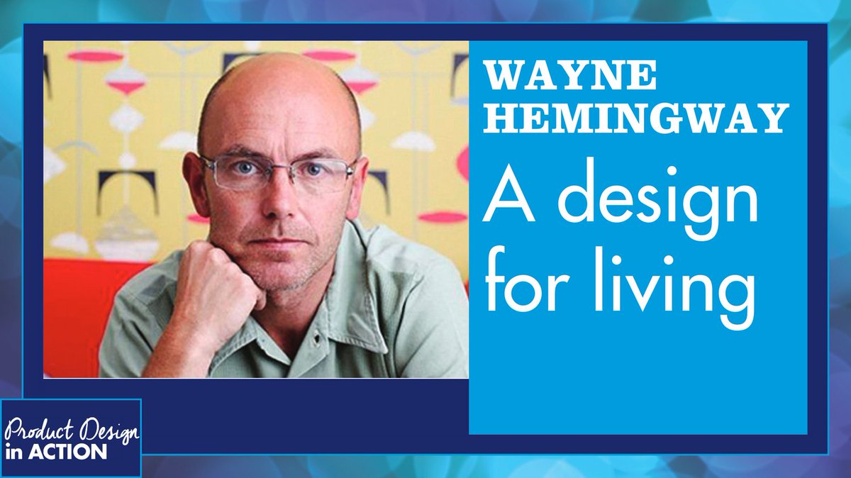 edu_in_action's tweet photo. Live now at #ProductDesignInAction: an inspiring talk from Wayne Hemingway who says "design is about improving things that matter" https://t.co/7M3pxC2KRG