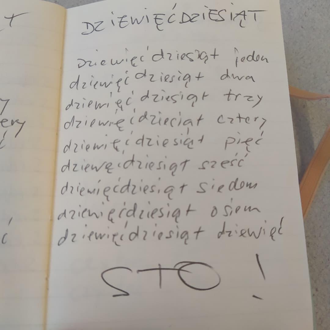 EilselObed's tweet photo. I revised my #Polish on train to Inverness. I had time to kill.
#LearningPolish #Polski #UczyćSięPolskiego #langtwt #Languages https://t.co/yhPrLsHJFP