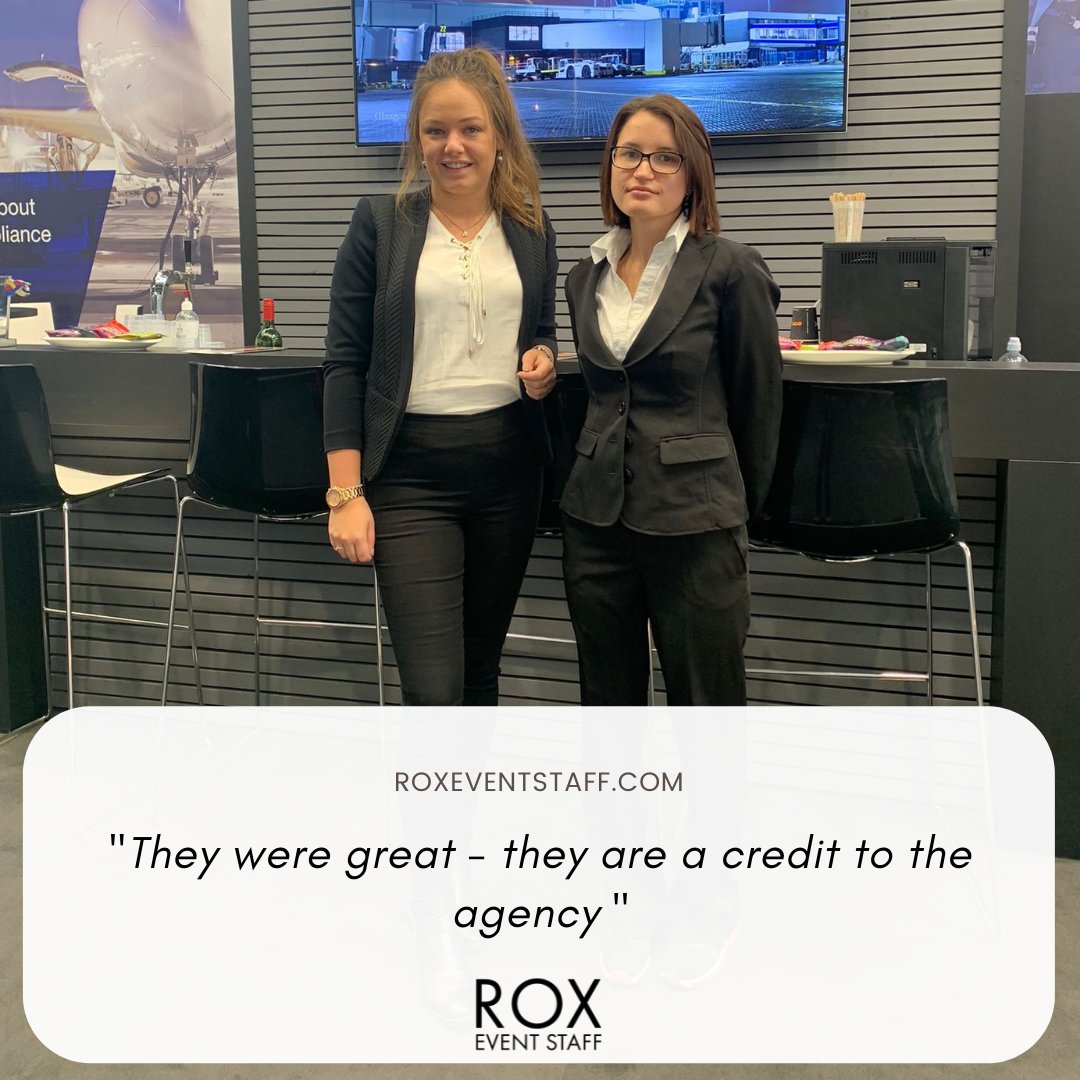Thank you to our event hostesses at Inter Airport Munich, who worked tirelessly last week at another German show!

#eventstaff #eventstaffing #eventstaffingservices #eventstaffingagency #EventStaffingCompany #expo #germany