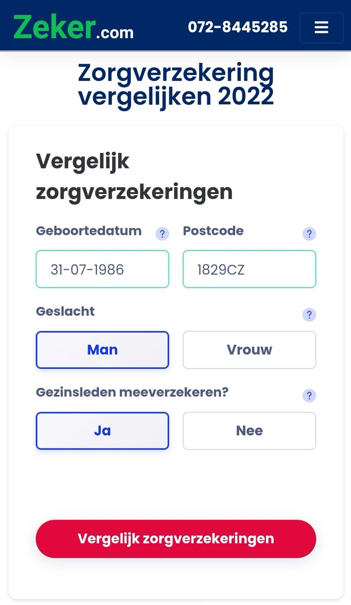 De zorgverzekering vergelijker 2022 staat live!

zeker.com/verzekeringen/…

#zorgverzekering #zorgpremie #zorgverzekering2022 #verzekering