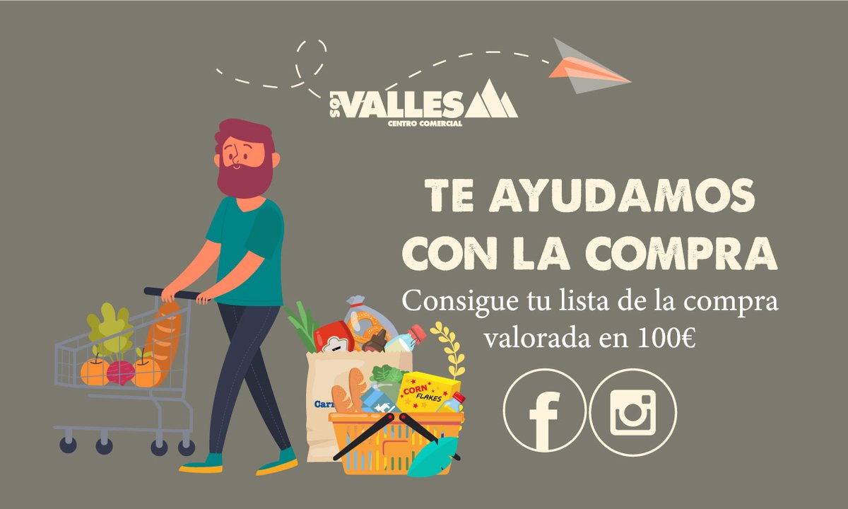 cclosvalles's tweet photo. ¡#Sorteo! ¡Gana un carro lleno con lo que tú quieras, por valor de 100€!
Solo tienes que dar like a este post, hacer RT y mencionar a un amigo en las respuestas. ¡Y ve preparando tu lista de la compra!
#Concurso #CompraGratis #CarroDeLaCompra #CarroGratis #Premio https://t.co/6eVaR9ATKw