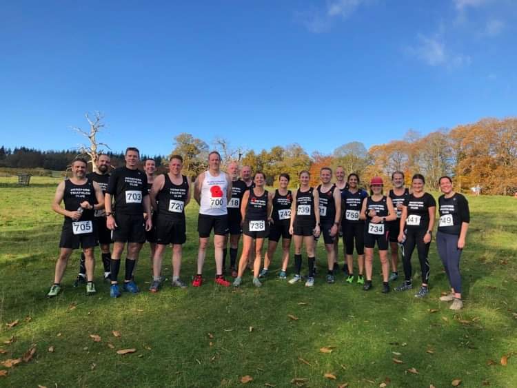 herefordtri's tweet photo. What a team turnout. 2nd cross country race in the winter series complete. Great course. Great race. #xcrunning @croftambreyrc https://t.co/zSJnL7cOfO