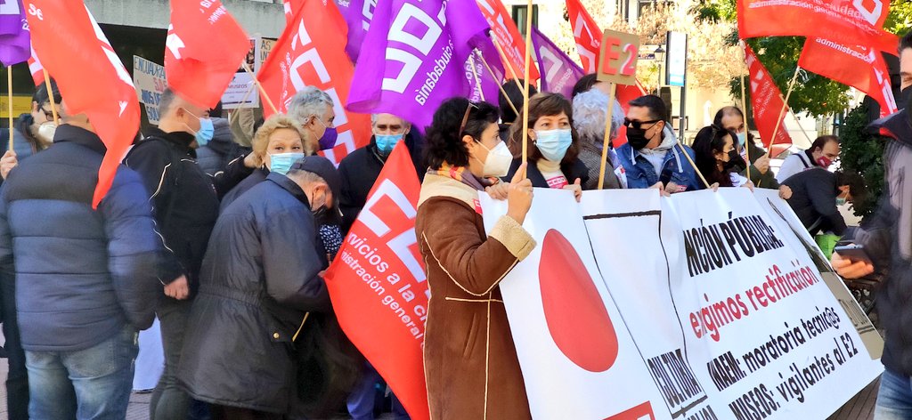sae_fsc_ccoo's tweet photo. Solo CCOO estamos luchando por el cumplimiento del Convenio Único en lo que respecta a la revisión total del Anexo V (colectivos pendientes de su definitivo encuadramiento). #CUAGE #FelizLunes https://t.co/xKvyM2mJLA