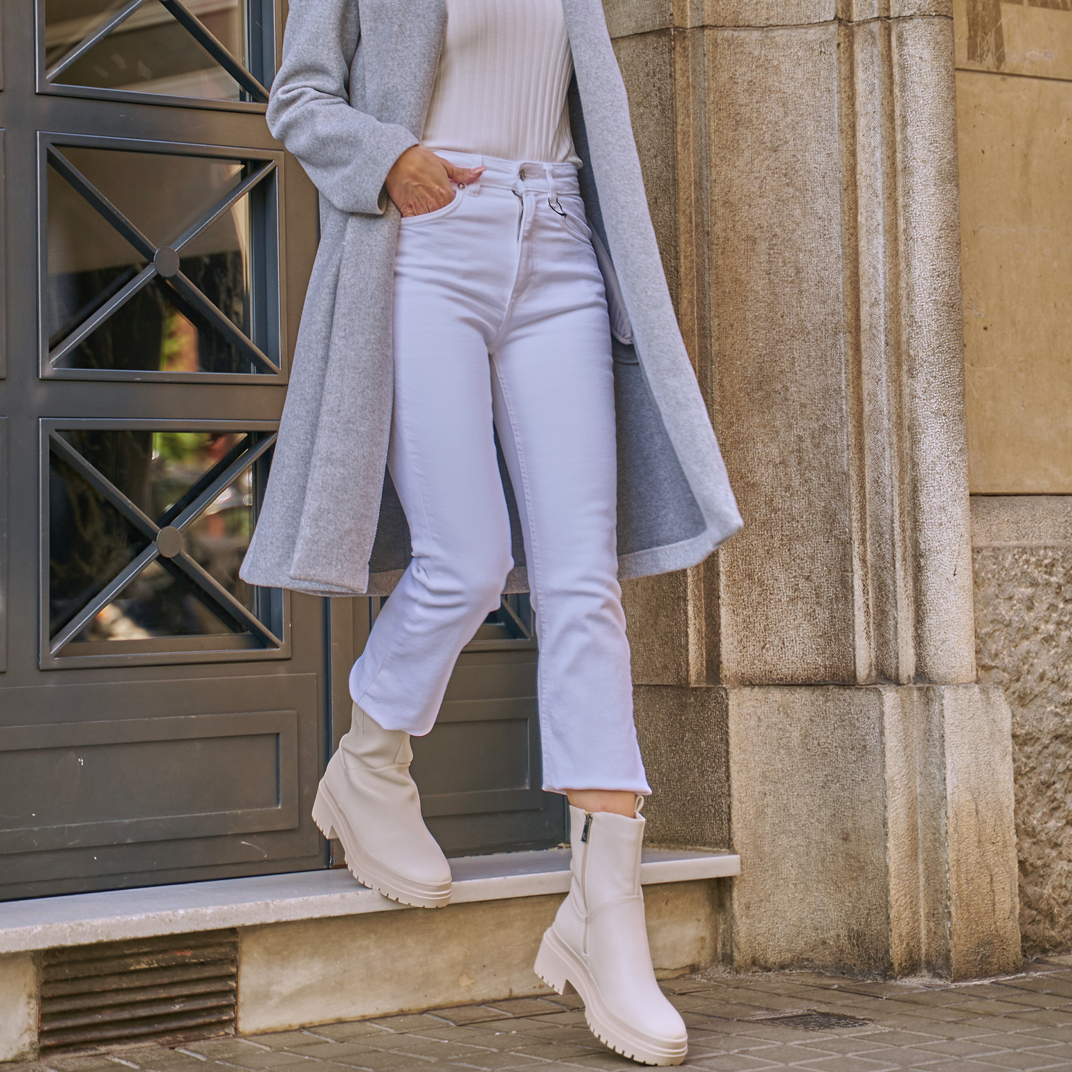 Botines color hielo new arrivals
