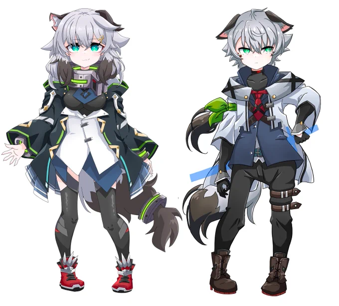 うちの創作設定公開!ー混成人類(仮称)についてー#創作「人工進化研究」の完成形として作られた存在。様々な生物の遺伝子などが混成していて、それらの性質が耳や尻尾として身体に表れている。五感、身体能力などが極めて優れていて、体内に大量のエネルギーを持っている。 