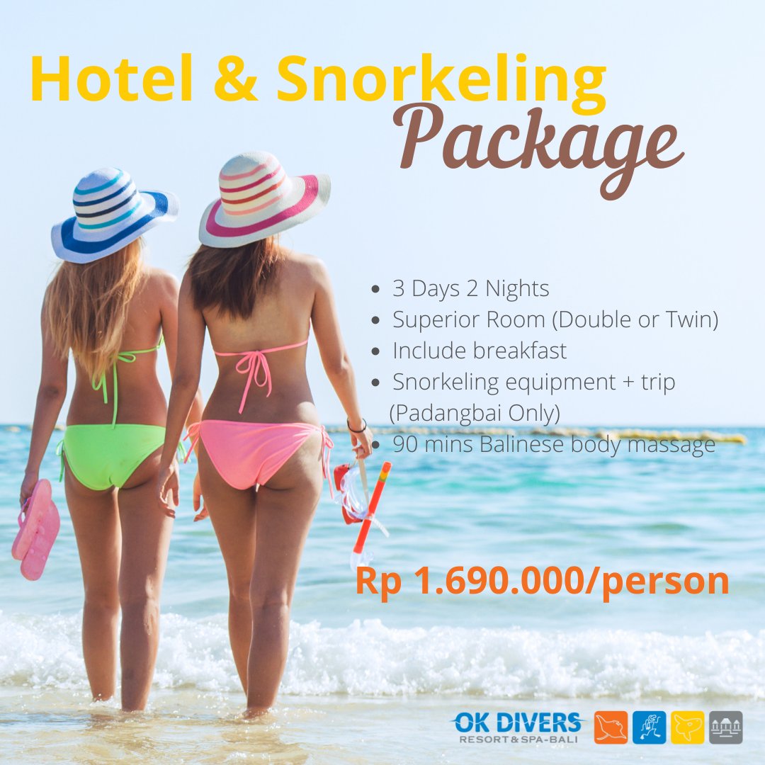 TheBaliTimeline's tweet photo. 🇮🇩 Rencanakan liburan kamu di Bali dan nikmati penawaran spesial kami untuk staycation, diving dan snorkeling. Temukan penawaran spesial ini di link https://t.co/OMhhAVRXYu ! Sampai ketemu di OK Divers Resort &amp; Spa

#Bali #divingbali #snorklingbali #staycationbali https://t.co/GWUFblTTSK