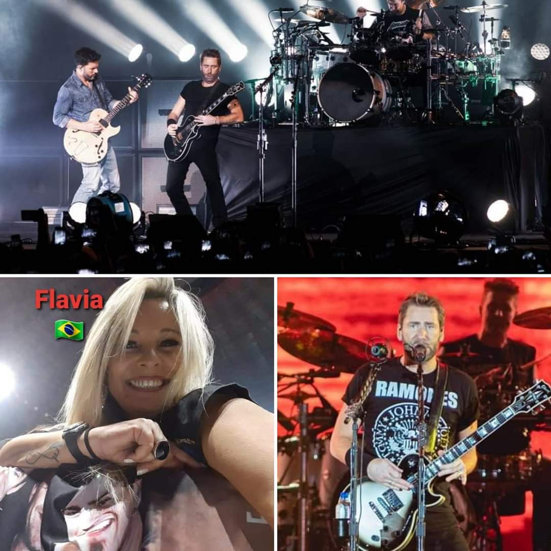 FMateira's tweet photo. @Nickelback Congratulations to you Chad who makes us so happy to sing such amazing songs!! Go back to Brazil because we already miss you so much !! https://t.co/6plT9ZOL0y