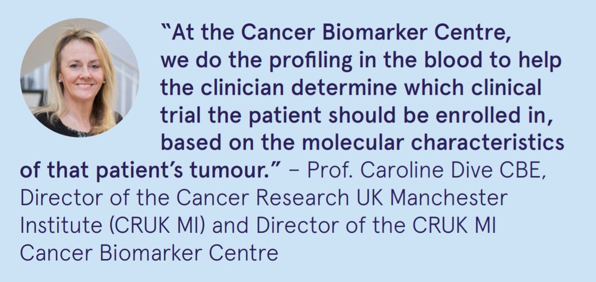CRUK_MI's tweet photo. We're proud to be part of the #TeamScience taking place across our city so that in 5 years time #ManchesterCan use your blood sample to understand unique molecular features of your
cancer in real-time.  
Check out the thread below to see more of what that means for patients 🧵⬇️ https://t.co/f6Ksfu4gpb