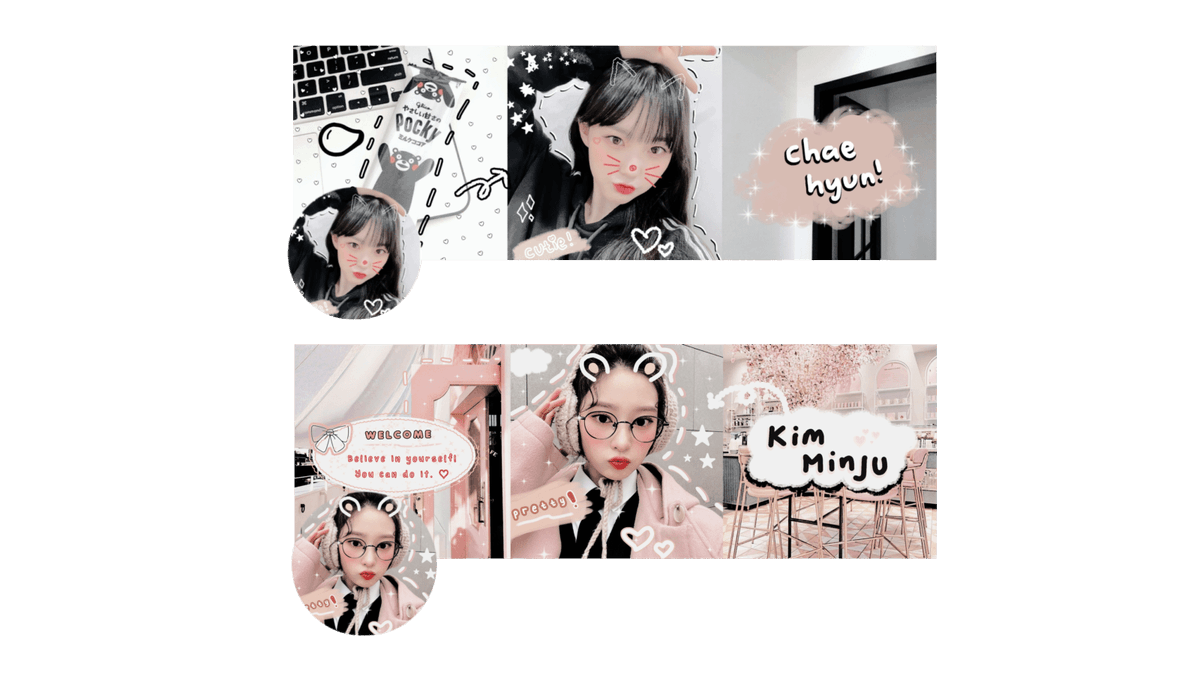 knoawn's tweet photo. help rt please? akunku gak masuk ht. :( tiaa. ❤

haloo! aku ada layout moodboard corat coret chaehyun dan minju nih. 5k/each dan udah dapet ava jpg + png yaaah. boleh dm jika berminat. 😆💖

#zonauang #zonaba https://t.co/0w0zYwwy3y