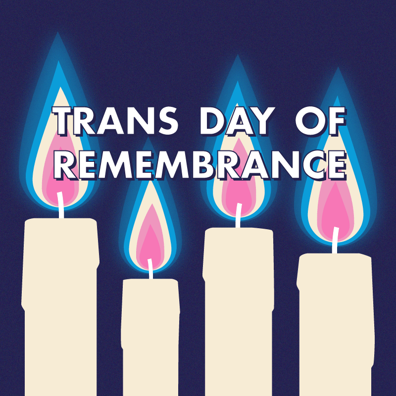GoldsmithsSU's tweet photo. 'Transgender Day of Remembrance seeks to highlight the losses we face due to anti-transgender bigotry and violence. It's vitally important that those we lose are remembered, and that we continue to fight for justice.' 
 Transgender Day of Remembrance founder, Gwendolyn Ann Smith. https://t.co/YO7W5z7XNe