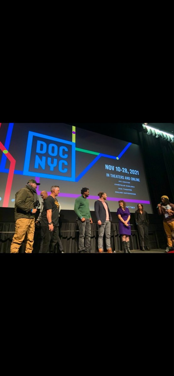 FlyMai16's tweet photo. It’s a conversation about mass incarceration, restorative justice, arts programs in prison, and resilience after returning home for not only Krimes but also his fellow brothers-in-arts Russell Craig, Jared Owens and Gilberto Rivera. 🎥⭐️ #KRIMES #DOCNYC (3/4) https://t.co/JfBi8RV0md
