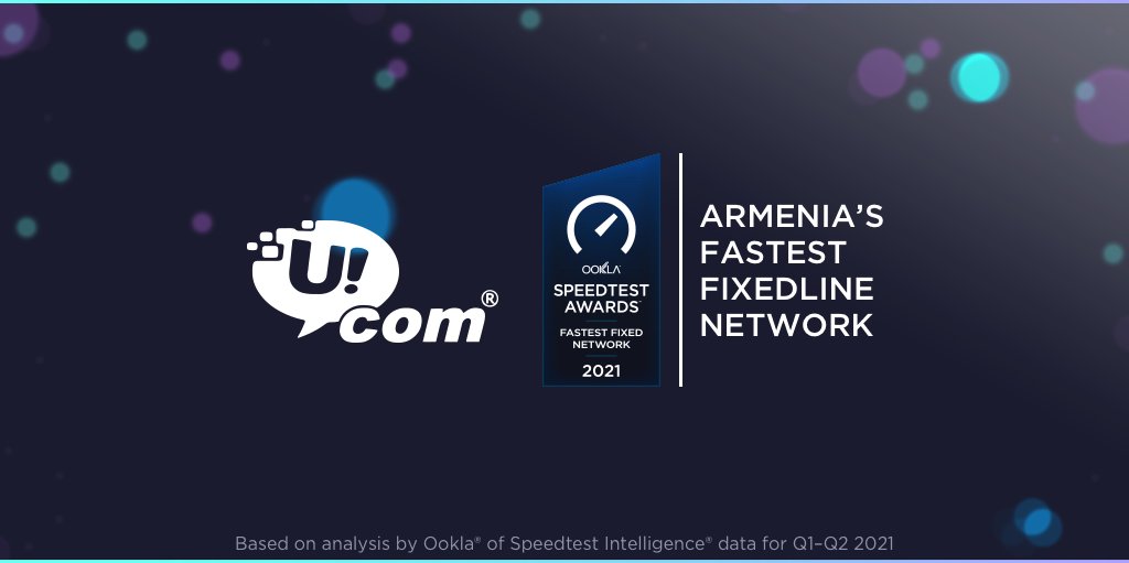 SpeedtestAwards's tweet photo. Congratulations to
@UcomArmenia, Armenia's Fastest Fixed Network
https://t.co/Zjtzlh3kch https://t.co/GkcXKvrARv