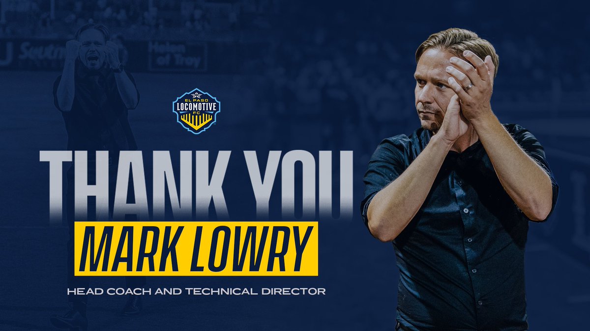 eplocomotivefc's tweet photo. From the entire Locomotive family, thank you Mark Lowry for the past three years. You helped create a culture of success for our club that will continue into the future.
π°β‘οΈ https://t.co/W1wBmeAtDz https://t.co/CqrASoLoO6