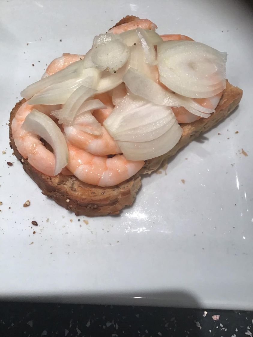 ratemyplatenow's tweet photo. Prawn &amp; Onion Booty by Barry R https://t.co/w5KARaX9gM